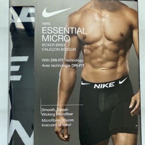 Brand New Nike Essential Micro Boxer Brief-Black Size L